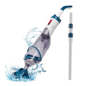 Enhulk PC10 Pool Vacuum for Above Ground Pools with Telescopic Pole and Powerful Suction