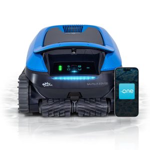 Dolphin Nautilus EON 100 Cordless Robotic Pool Cleaner with Wi-Fi App Control for Pools up to 50 FT