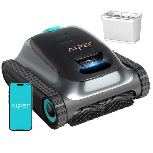 Aiper Scuba S1 Robotic Pool Cleaner with 270 Min Runtime and App-Controlled Weekly Cleaning