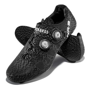 ROCKBROS NR3 Cycling Shoes with 2 Knob Lock - Professional Breathable Road Bike Shoes for Men